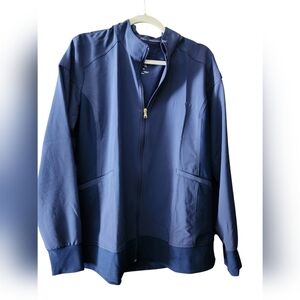 Woman's Navy Blue Cherokee Scrub Jacket XL